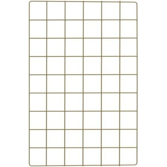 Gold Wall Grid Panel Set Photo Display Organizer with Hooks Clips 2 Pack - Picture 4 of 7